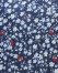 Ditsy Floral Printed Silk Tie, Navy, swatch